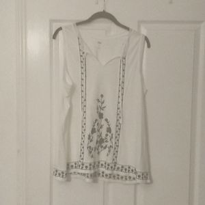 Sleeveless blouse